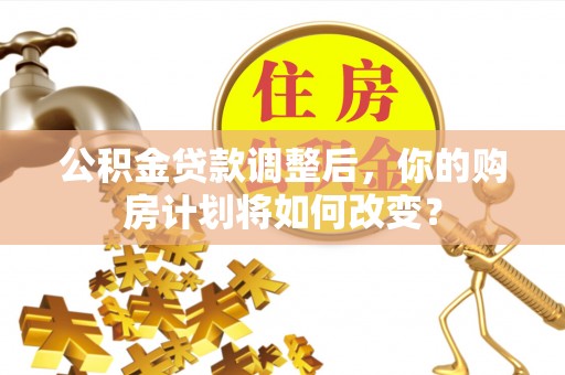 五原公积金贷款调整后，你的购房计划将如何改变？