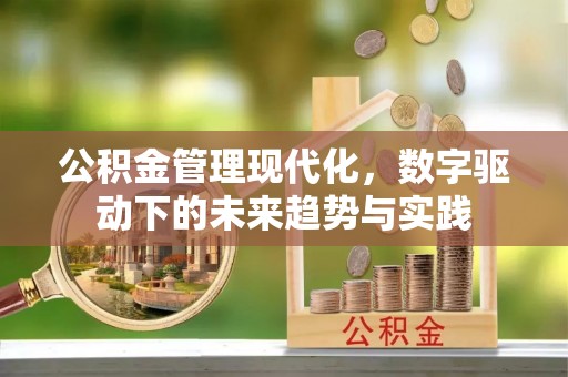五原公积金管理现代化，数字驱动下的未来趋势与实践