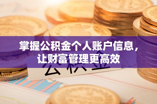 五原掌握公积金个人账户信息，让财富管理更高效