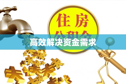五原高效解决资金需求