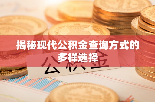 五原揭秘现代公积金查询方式的多样选择