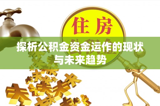 五原探析公积金资金运作的现状与未来趋势